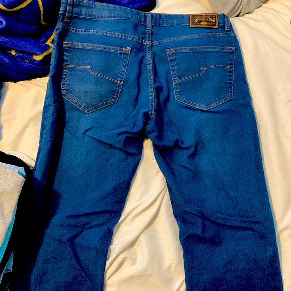 Men’s 34 Waist 32 Length Copper Oak Blue Jeans - Picture 2 of 2